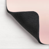 Dusky Pink Gradient Stripes Mousepad (Ecke)