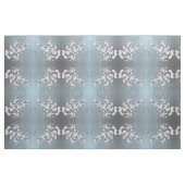 Dusky Pink Grayish Blue Cherry Blossom Muster Fab Stoff (Fat Quarter (45,7 x 55,9 cm))