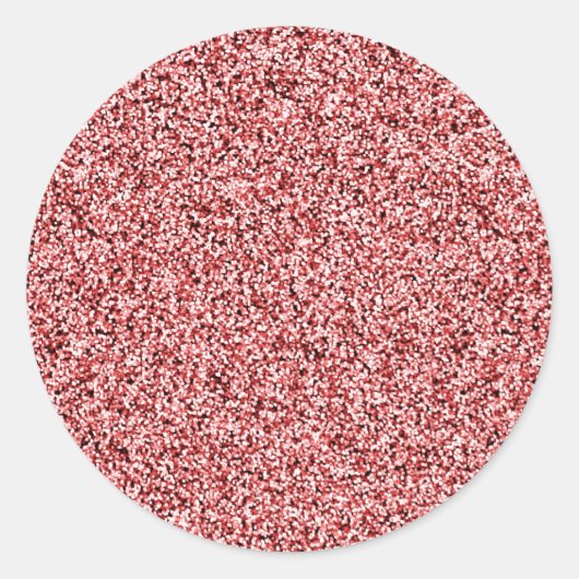 Dusky Pink Imitats Glitzer Umschlag Aufkleber (Vorderseite)