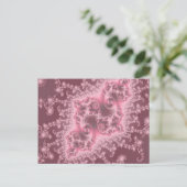 Dusky Pink Jellyfish Postkarte (Stehend Vorderseite)