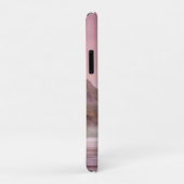 Dusky Pink Monogram Beach Fotografie Case-Mate iPhone Hülle (Hinten/Rechts)