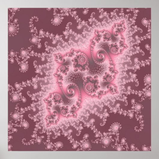 Dusky Pink Quallyfish Poster (Vorne)