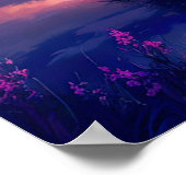 Dusky River Charm Poster (Ecke)