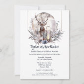 Dusky-Rosa-Wald-Hirnjugendmond Einladung (Vorderseite)