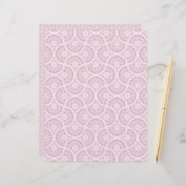 Dusky Rose Confetti Lace Festival Moon and Stars