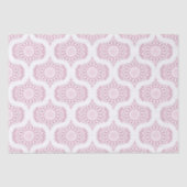 Dusky Rose Confetti Lace Retro Ogee Seidenpapier (Vorderseite)