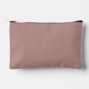 Dusky Rose Cord Velvet Look Täschchen Zubehörtasche