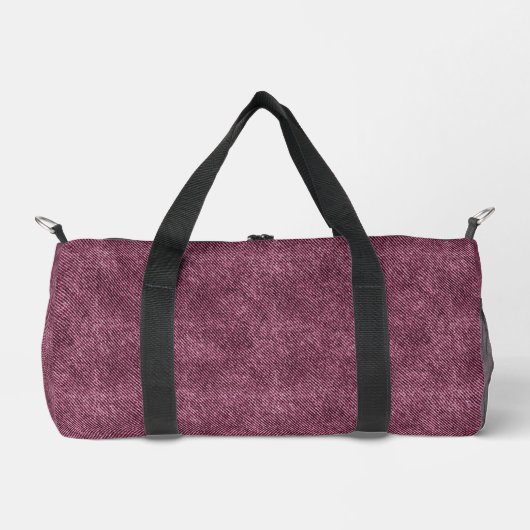 Dusky Rose Denim Pattern Duffle Bag (Vorderseite)