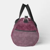 Dusky Rose Denim Pattern Duffle Bag (Rechts)