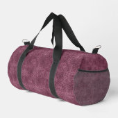 Dusky Rose Denim Pattern Duffle Bag (Rechte Ecke)