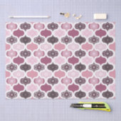 Dusky Rose Dot Mandalases Ogee Patchwork Seidenpapier (Handwerk)