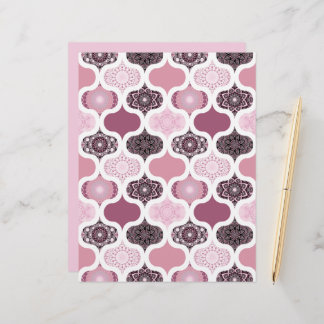 Dusky Rose Dot Mandalases Patchwork Scrapbook