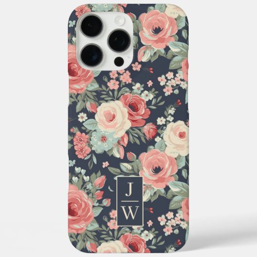 Dusky Rose Garden Case-Mate iPhone Hülle (Rückseite)