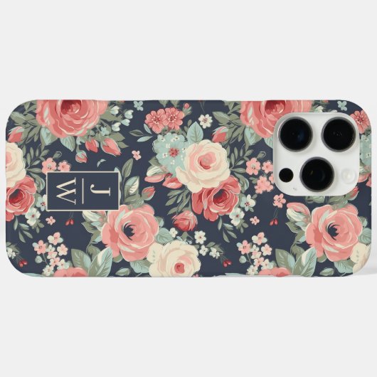 Dusky Rose Garden Case-Mate iPhone Hülle (Rückseite (Horizontal))