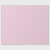 Dusky-Rose-Preppy in rosa Diamantfolie Geschenkpapier (Flach)