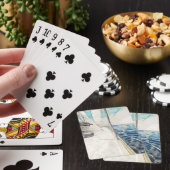 Dusky Sailboat Seascape Poker Cards - Kunst Spielkarten (In Situ)