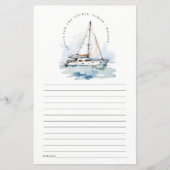 Dusky Sailboat Yacht Seascape Beratung für Paar (Vorderseite)