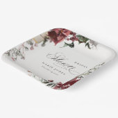 Dusky Warm Winter Festivals Brautparty Pappteller (Gewinkelt)