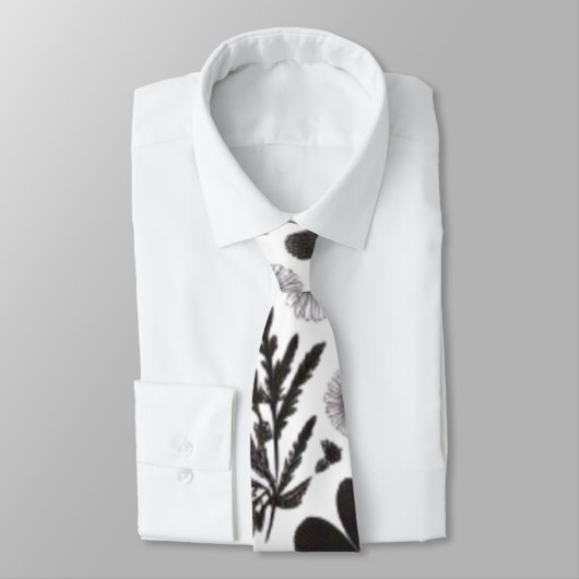 Dusky Wildblume Garden - Vintages Blumenmuster Krawatte (Gebunden)