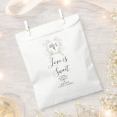 Dusky Wildblume Monogram Wappen Wedding Geschenktütchen (Ausgeschnitten)