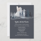 Duskyblau-graue Kiefernwälder Einladung (Vorderseite)