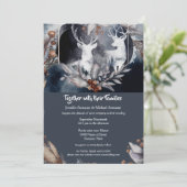 Duskyblaue Jungwaldlandschaft Einladung (Stehend Vorderseite)