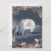 Duskyblaue Jungwaldlandschaft Einladung (Rückseite)