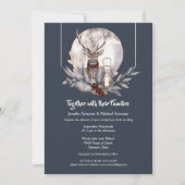 Duskyblauer Wintermondseeufel Einladung (Vorderseite)