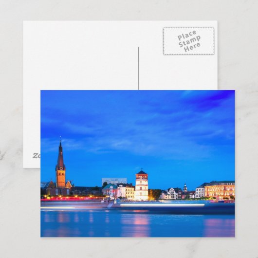 Dusseldorf 06A Postkarte (Vorne/Hinten)