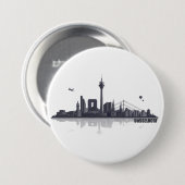 Düsseldorf Button / Anstecker / Pin (Vorne & Hinten)