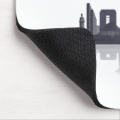 Düsseldorf City Skyline Mousepad (Ecke)