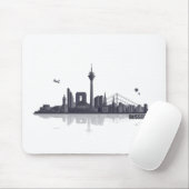 Düsseldorf City Skyline Mousepad (Mit Mouse)