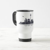 Düsseldorf City Skyline Tasse / Mug / Kaffeepott (Vorderseite Links)