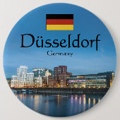 Düsseldorf Deutschland Button (Vorderseite)