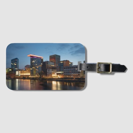 Düsseldorf Deutschland Gepäckanhänger (Vorderseite (Horizontal))