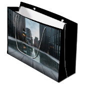 Düsseldorf Deutschland Große Geschenktüte (Vorderseite Schrägansicht)