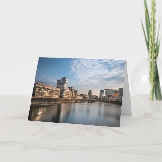 Düsseldorf Deutschland Karte (Vorderseite)