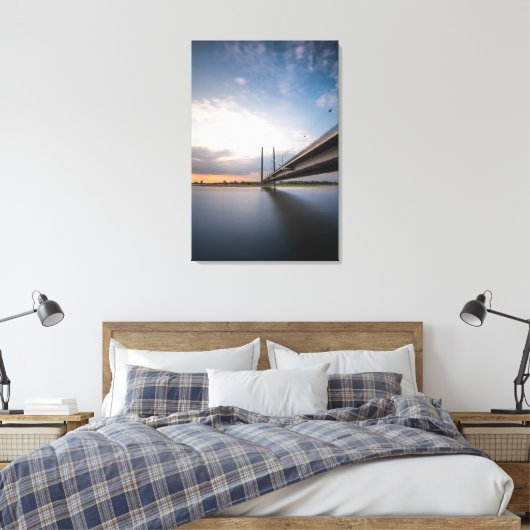 Düsseldorf Deutschland Leinwanddruck (Insitu (Schlafzimmer))