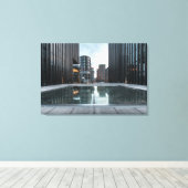 Düsseldorf Deutschland Leinwanddruck (Insitu (Holzboden))