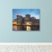 Düsseldorf Deutschland Leinwanddruck (Insitu (Holzboden))