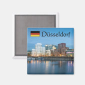 Düsseldorf Deutschland Magnet (Vorderseite/Rückseite)