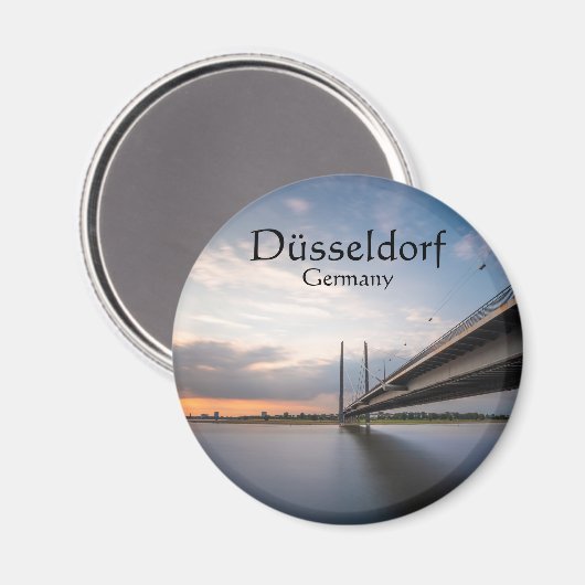 Düsseldorf Deutschland Magnet (Vorderseite/Rückseite)