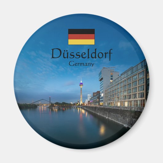 Düsseldorf Deutschland Magnet (Vorne)