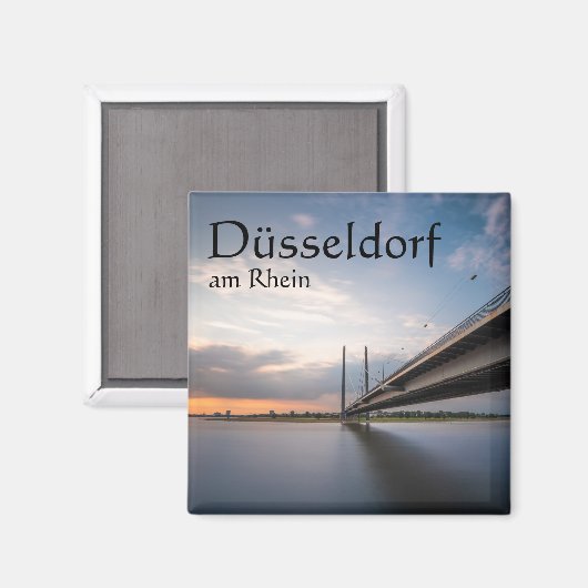 Düsseldorf Deutschland Magnet (Vorderseite/Rückseite)