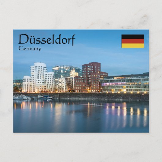 Düsseldorf Deutschland Postkarte (Vorderseite)