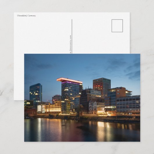 Düsseldorf Deutschland Postkarte (Vorne/Hinten)