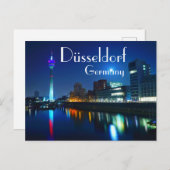 Düsseldorf Deutschland Postkarte (Vorne/Hinten)