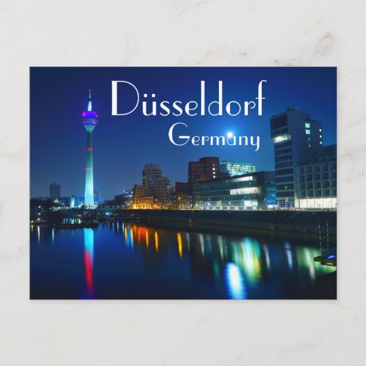 Düsseldorf Deutschland Postkarte (Vorderseite)