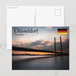 Düsseldorf Deutschland Postkarte