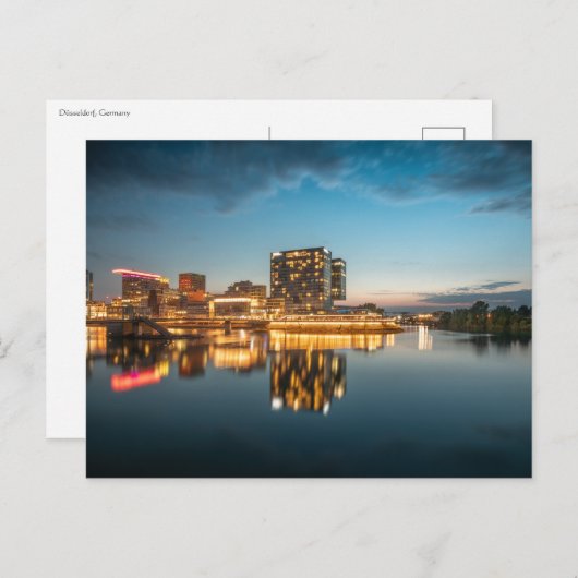 Düsseldorf Deutschland Postkarte (Vorne/Hinten)